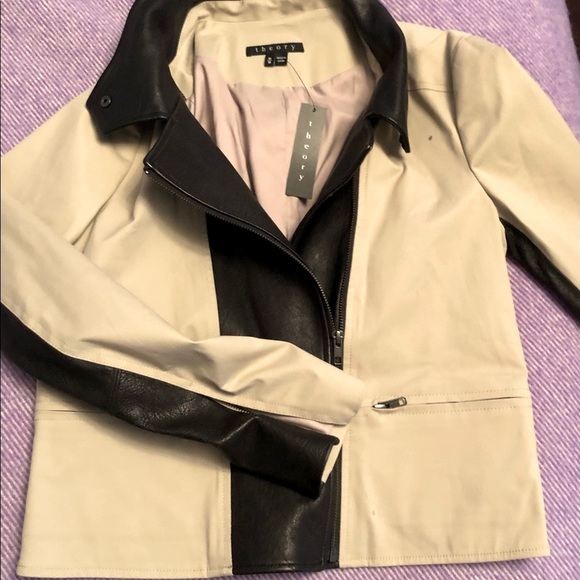 NWT Theory Velea biker jacket - Picture 3 of 6